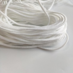 3mm/5mm round polyester elastic earloop for facemask